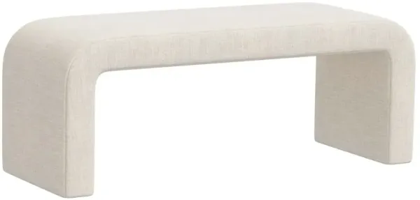 Celia Waterfall Linen Bench
