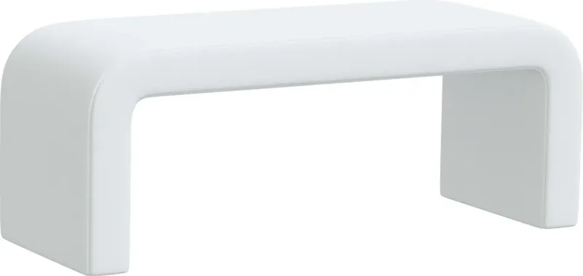 Celia Waterfall Linen Bench