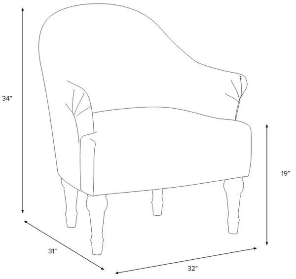 Charlotte Velvet Accent Chair