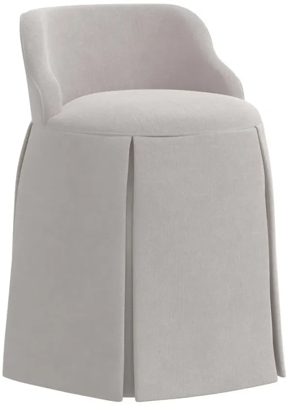 Addie Velvet Vanity Stool