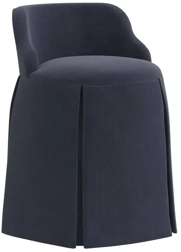 Addie Vanity Stool, Velvet