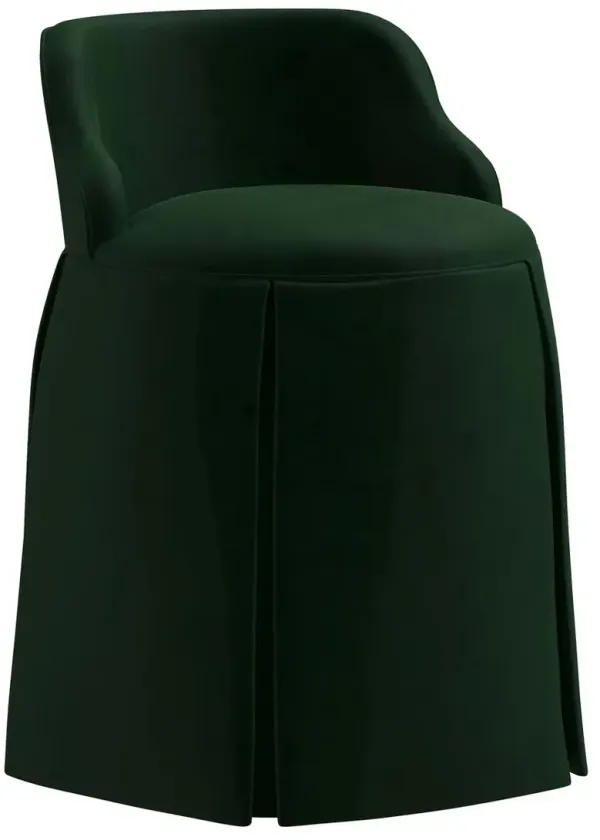 Addie Vanity Stool, Velvet