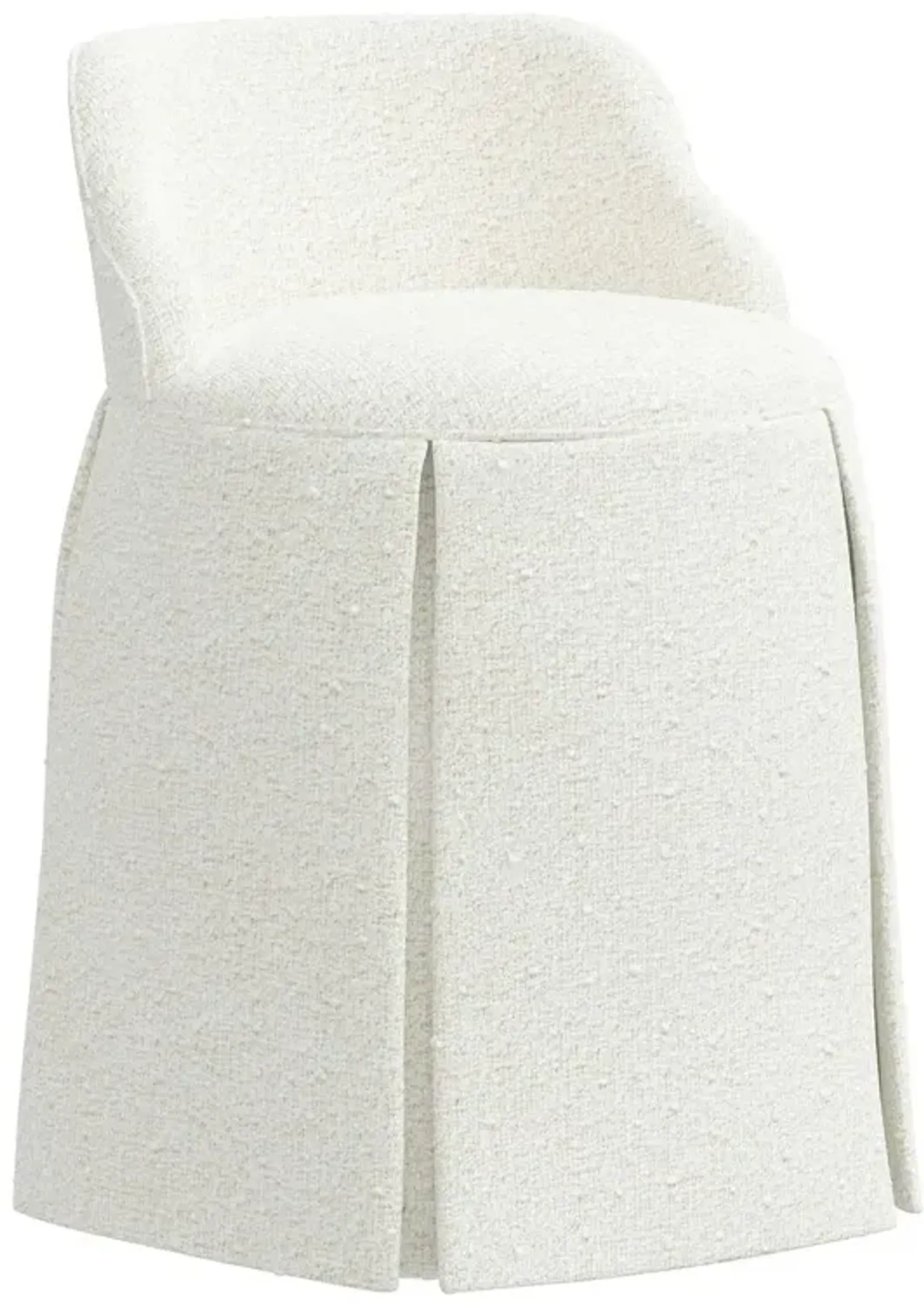 Addie Vanity Stool, Bouclé
