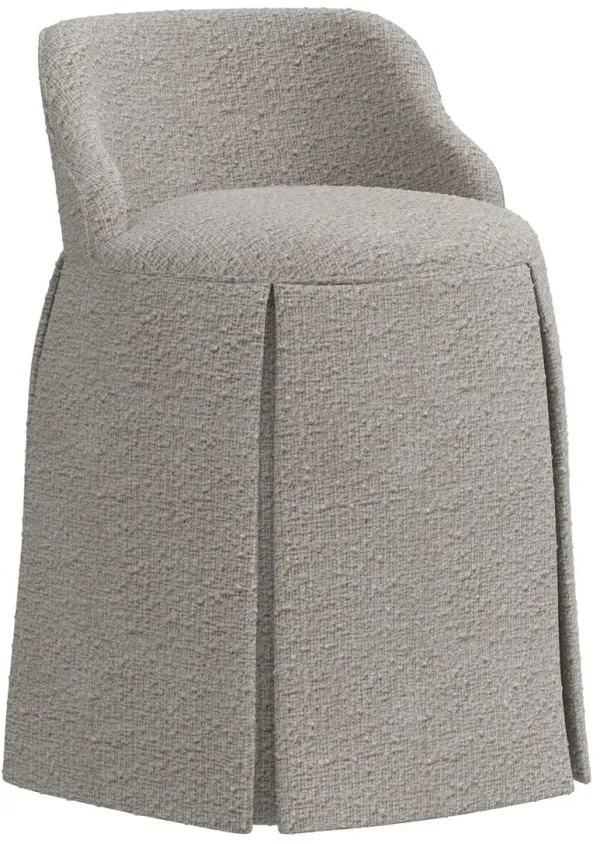 Addie Vanity Stool, Bouclé
