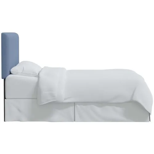 Novak Linen Headboard - Handcrafted - Blue