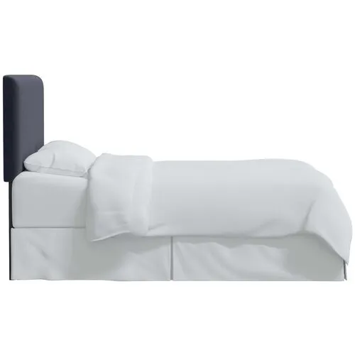 Novak Velvet Headboard - Blue