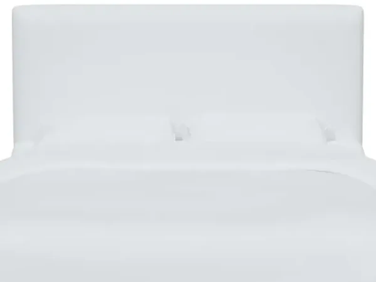 Novak Linen Headboard - Handcrafted - White