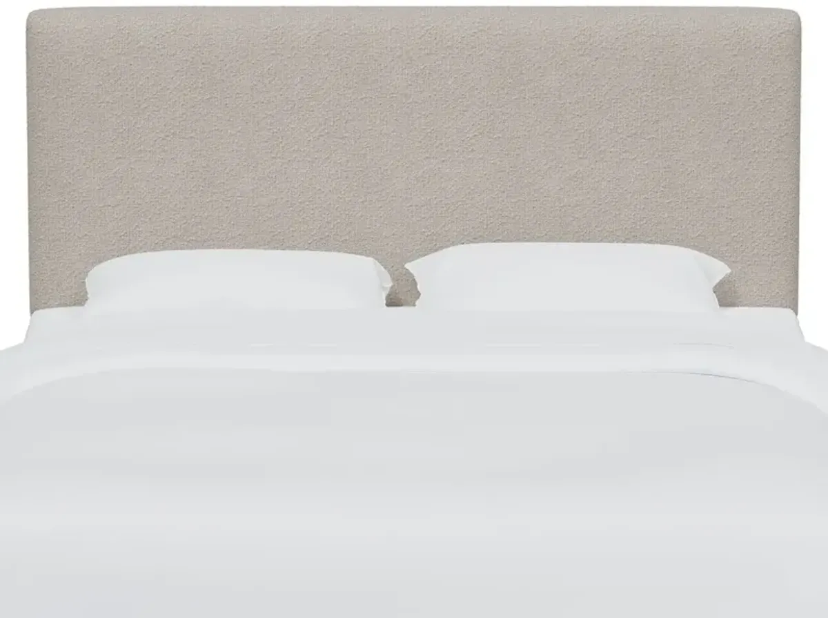 Novak Bouclé Headboard - Gray