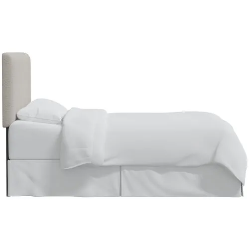 Novak Bouclé Headboard - Gray