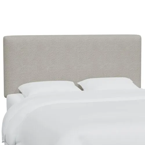 Novak Bouclé Headboard - Gray