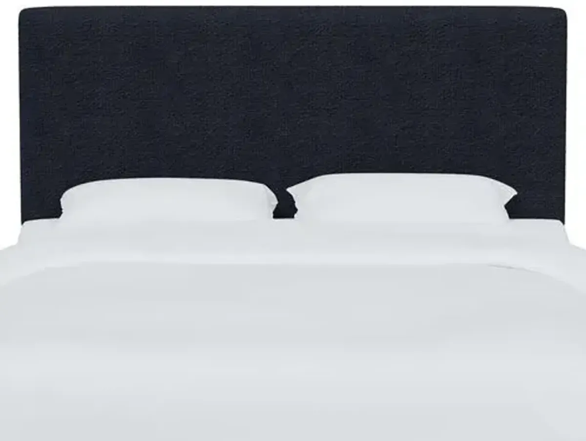 Novak Bouclé Headboard - Blue