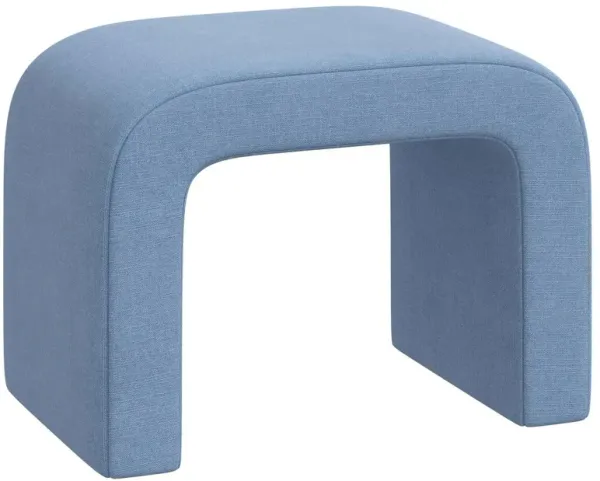 Celia Waterfall Linen Ottoman