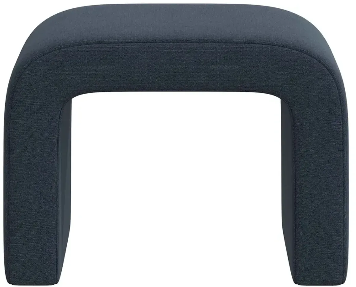 Celia Waterfall Linen Ottoman