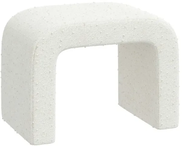 Celia Waterfall Bouclé Ottoman