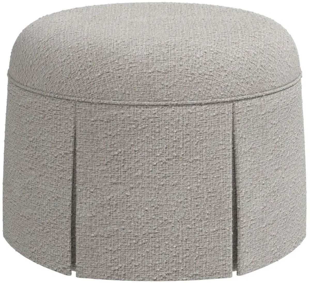 Liza Boucle Skirted Ottoman