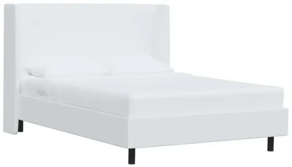 Kelly Wingback Linen Platform Bed