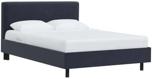 Novak Velvet Platform Bed