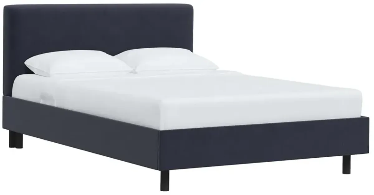Novak Velvet Platform Bed