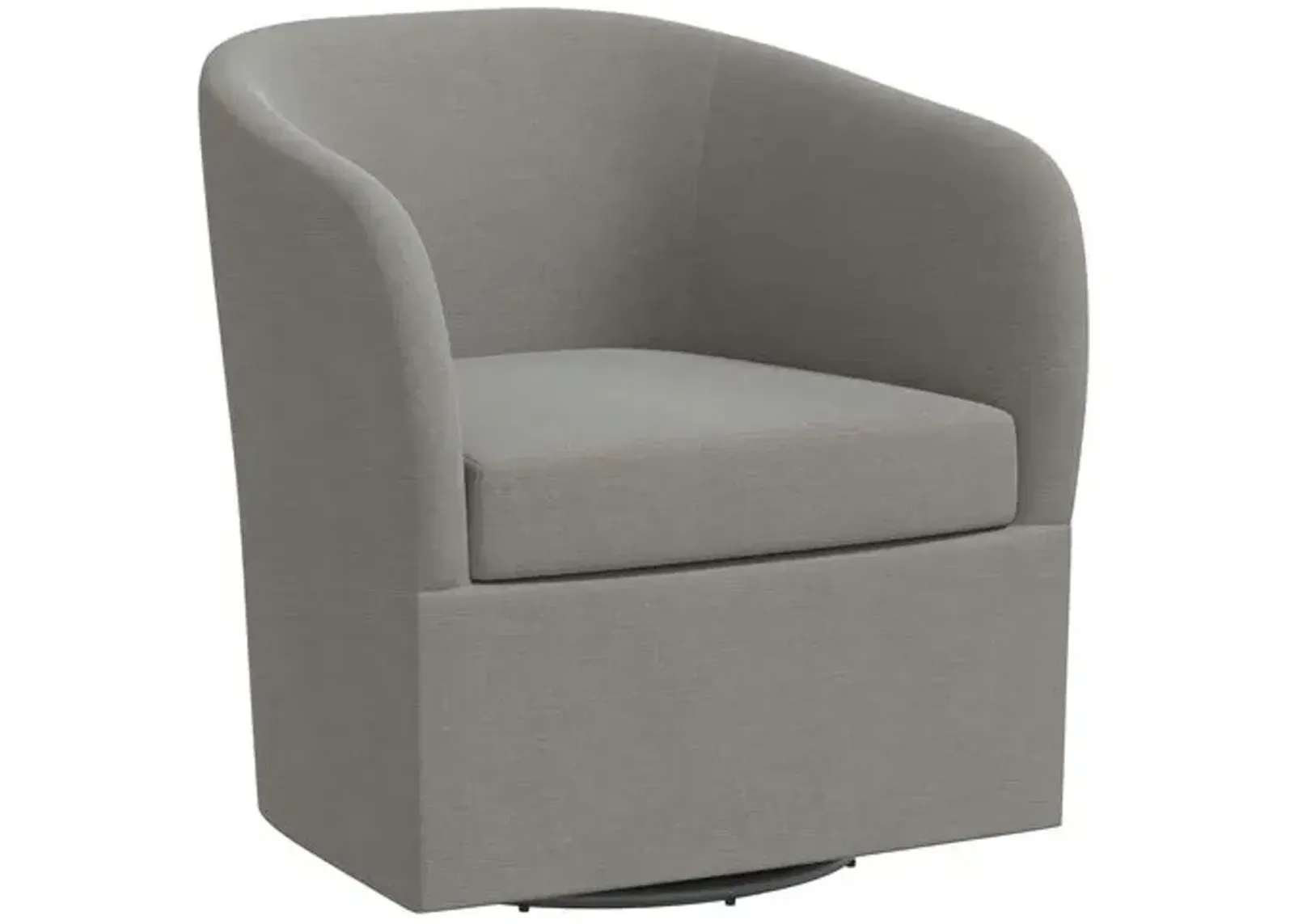 Zara Linen Swivel Chair