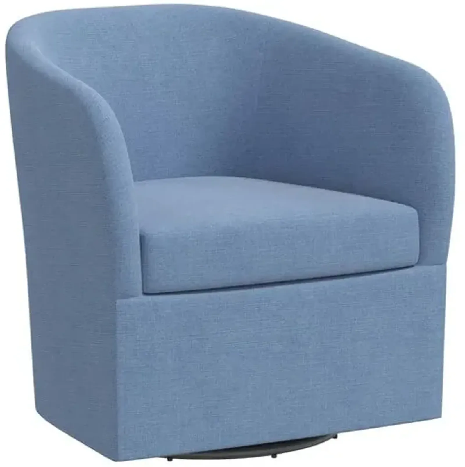 Zara Linen Swivel Chair