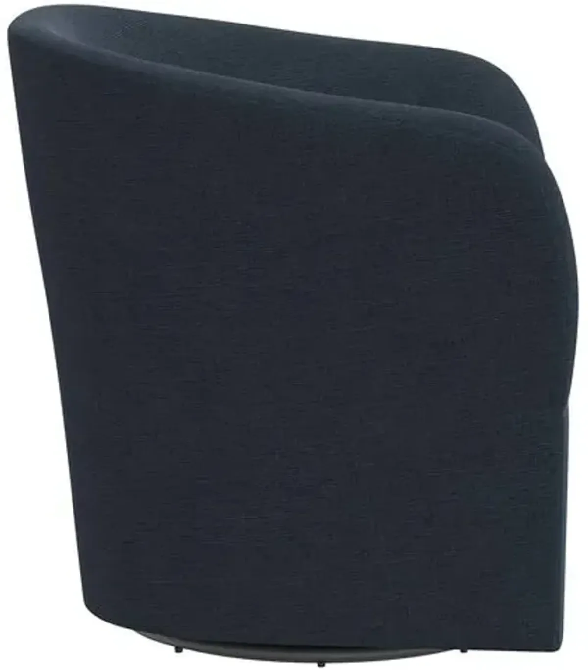 Zara Linen Swivel Chair