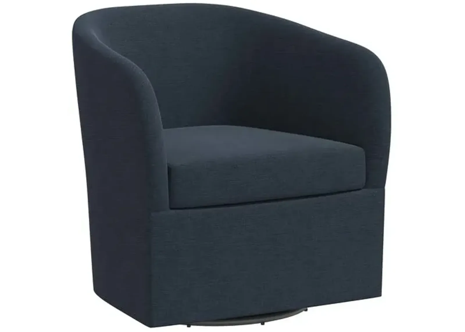 Zara Linen Swivel Chair