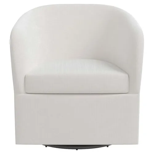 Zara Velvet Swivel Chair