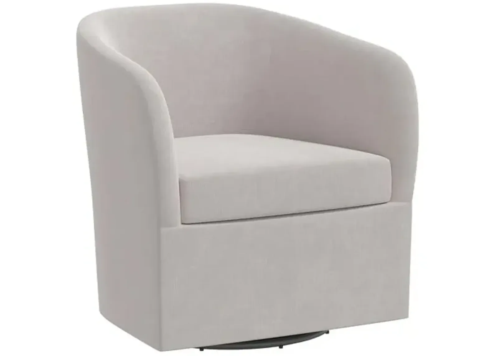 Zara Velvet Swivel Chair