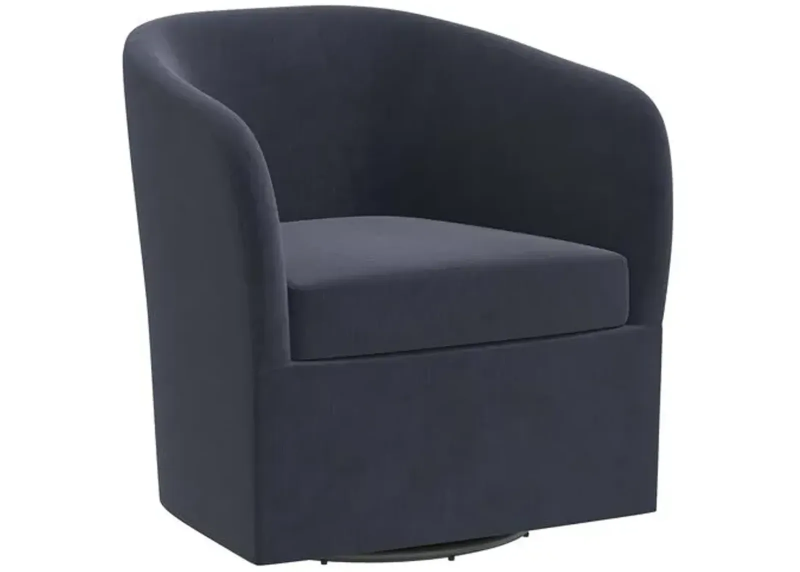 Zara Velvet Swivel Chair