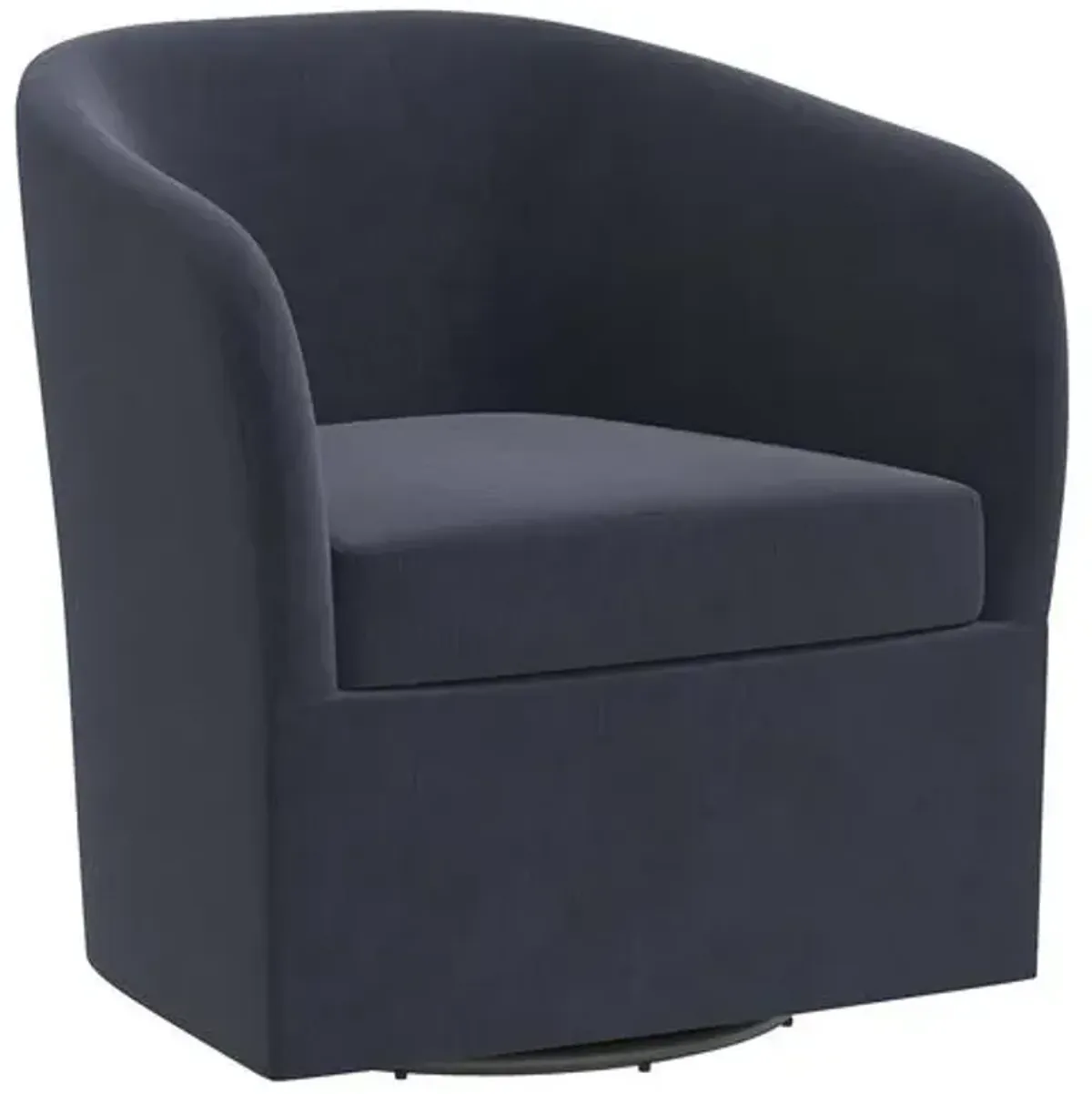 Zara Velvet Swivel Chair