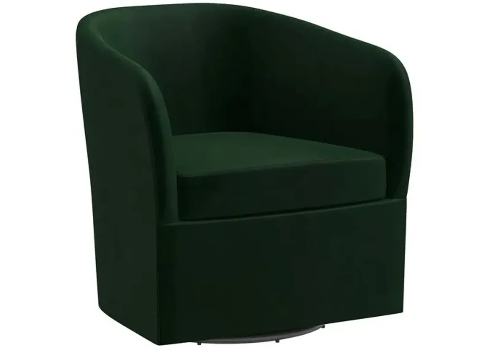 Zara Velvet Swivel Chair