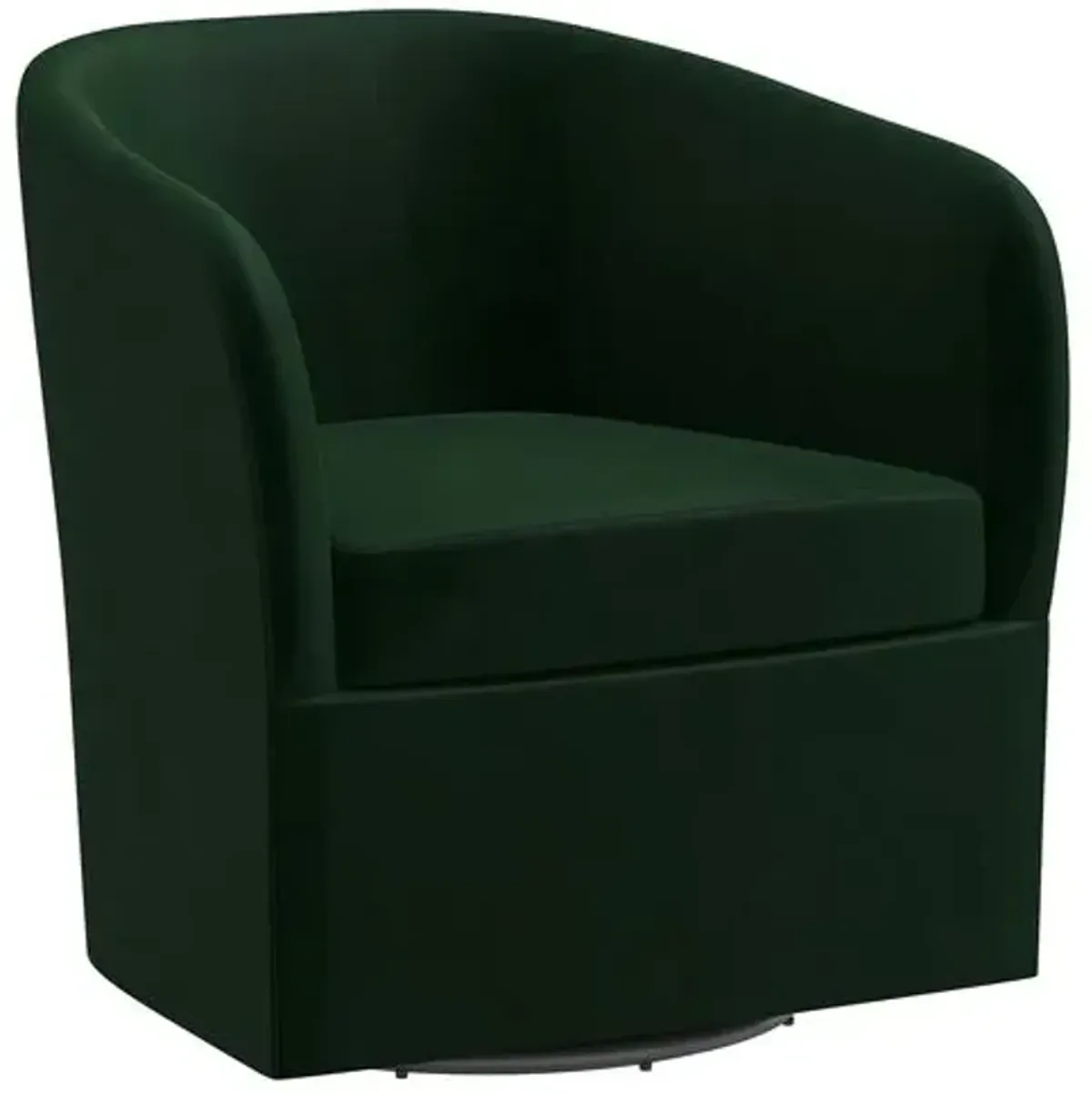 Zara Velvet Swivel Chair