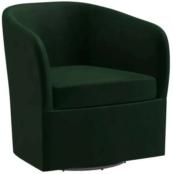 Zara Velvet Swivel Chair