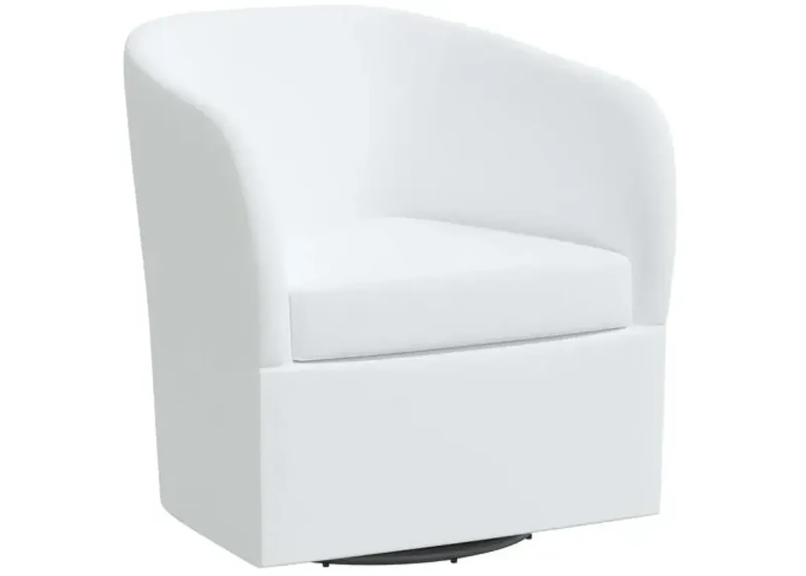 Zara Linen Swivel Chair