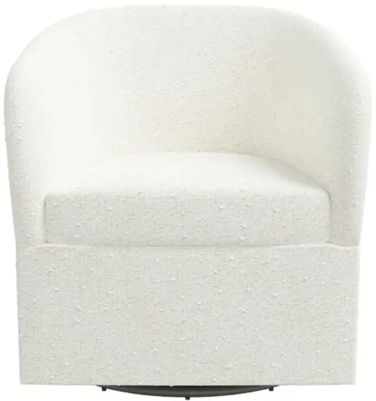 Zara Bouclé Swivel Chair