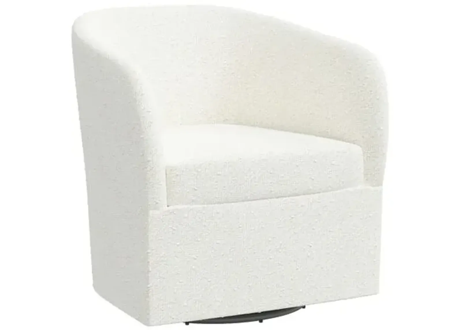 Zara Bouclé Swivel Chair