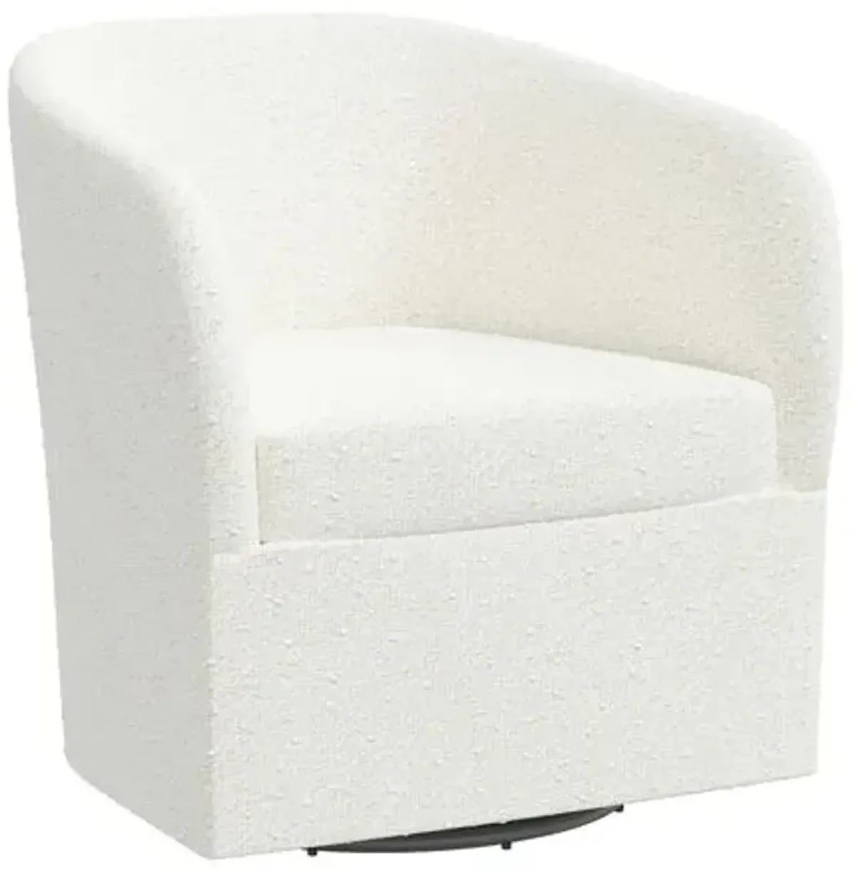 Zara Bouclé Swivel Chair