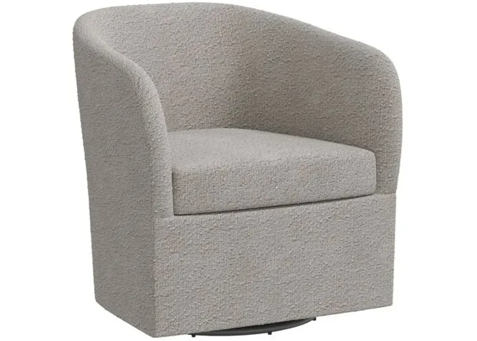 Zara Bouclé Swivel Chair