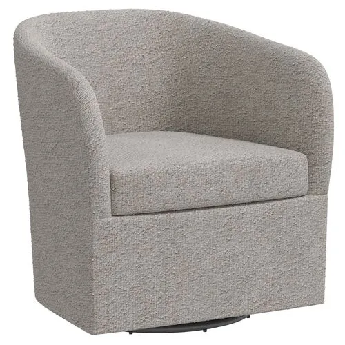 Zara Bouclé Swivel Chair