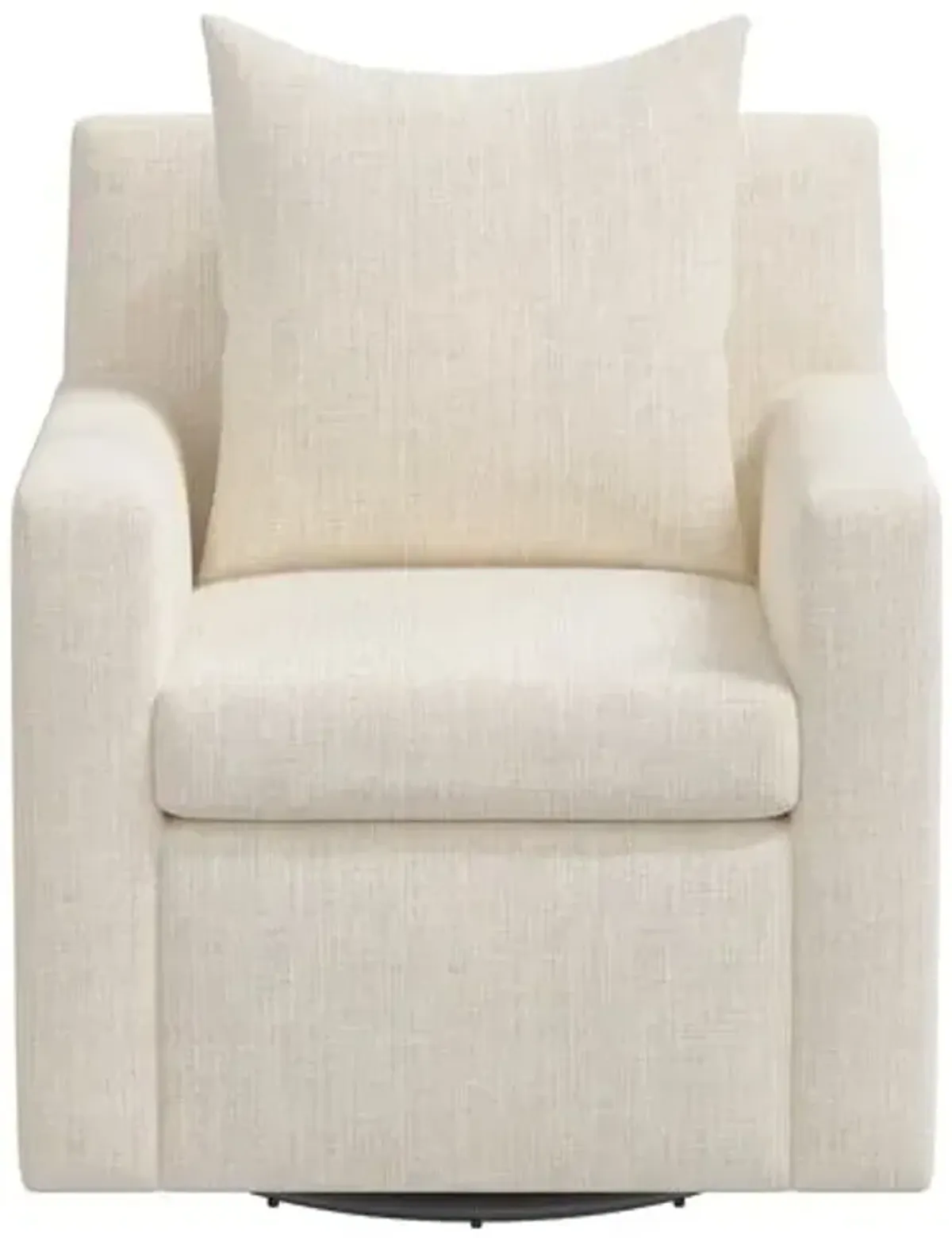 Willa Linen Swivel Chair