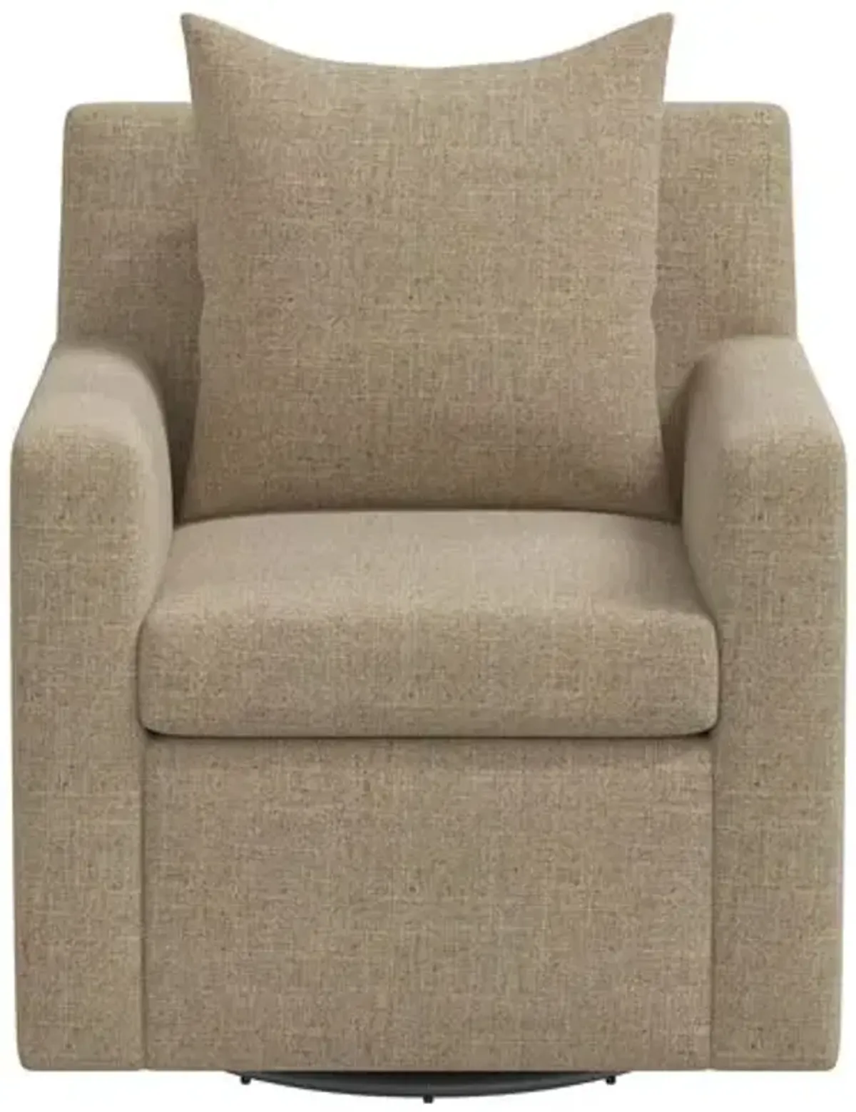 Willa Linen Swivel Chair