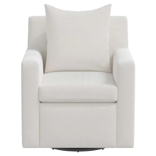 Willa Velvet Swivel Chair