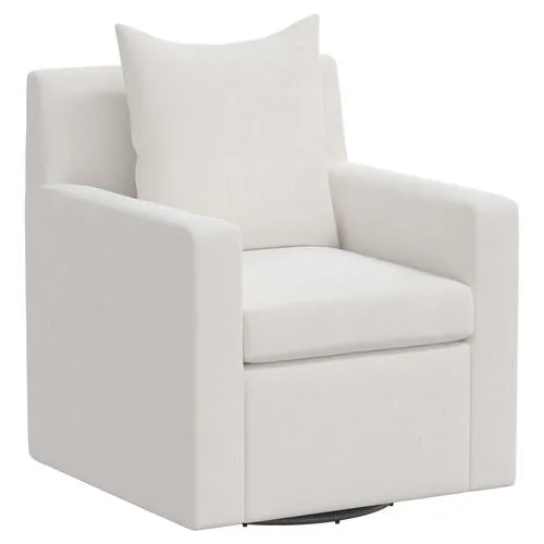 Willa Velvet Swivel Chair