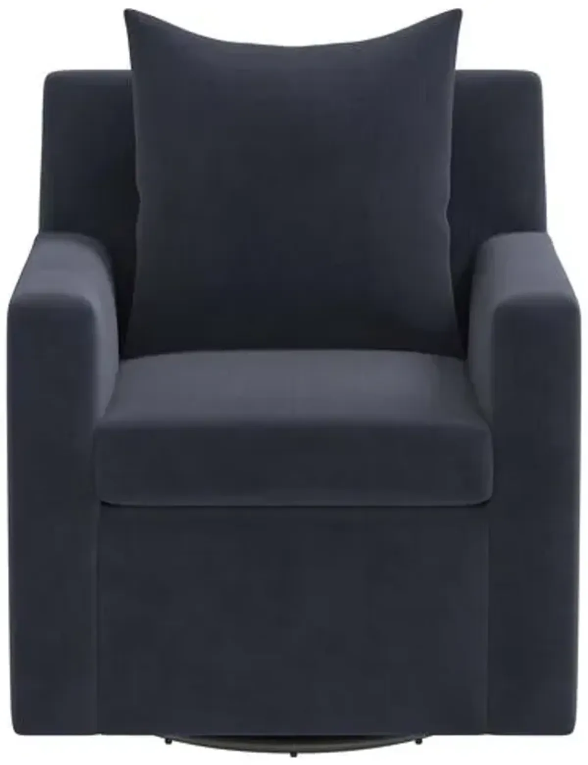 Willa Velvet Swivel Chair