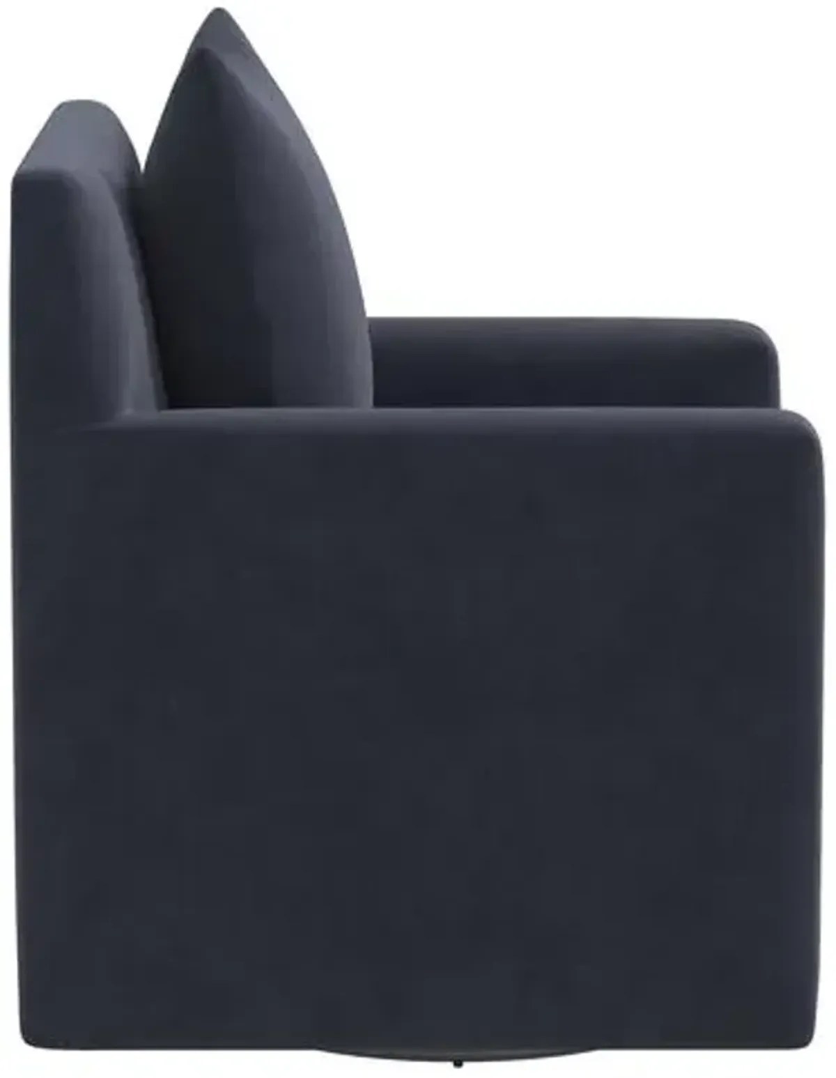 Willa Velvet Swivel Chair