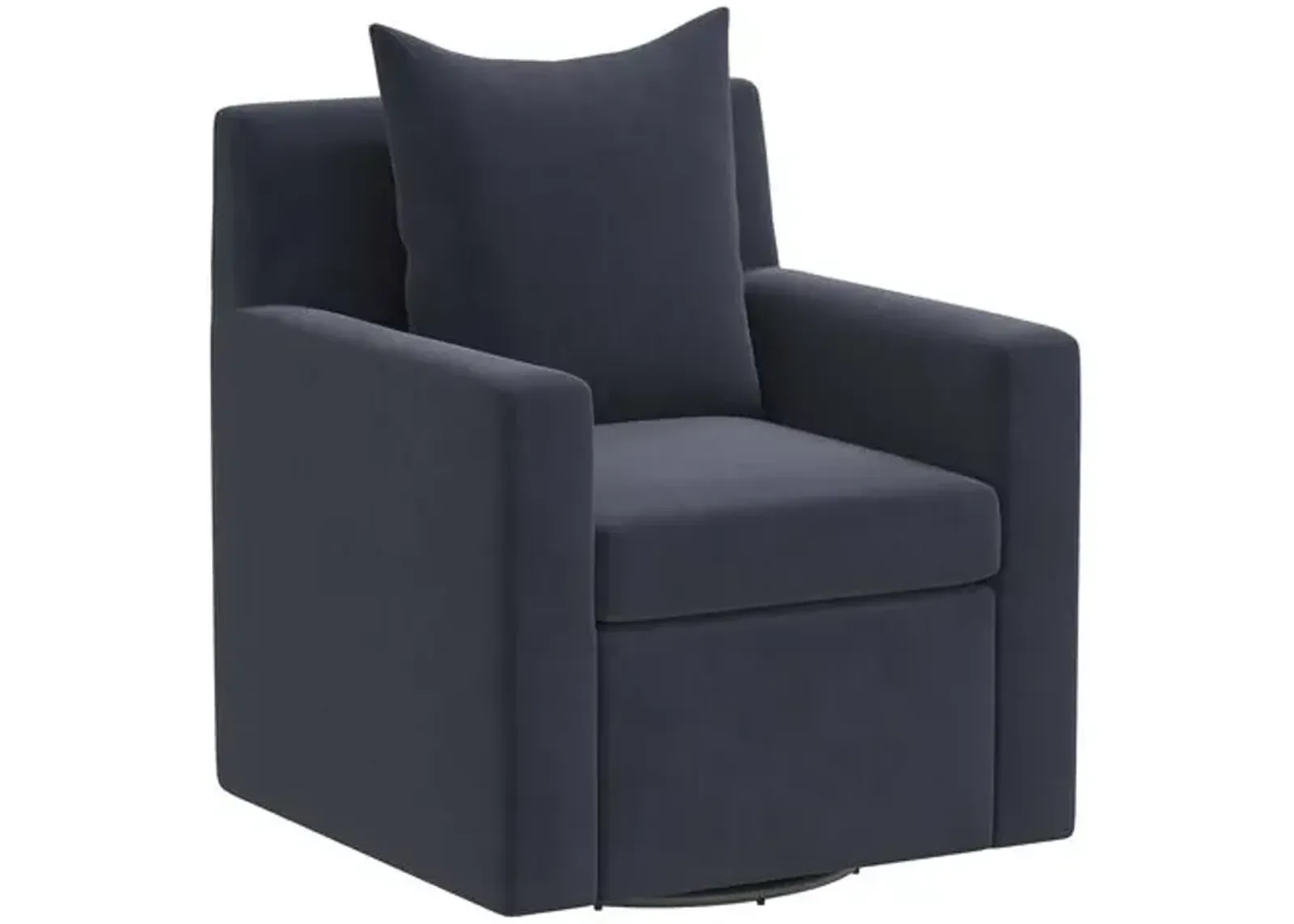 Willa Velvet Swivel Chair