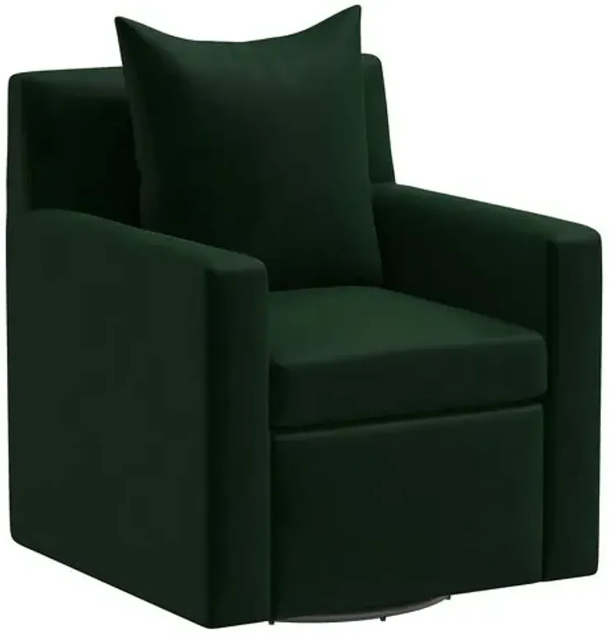 Willa Velvet Swivel Chair