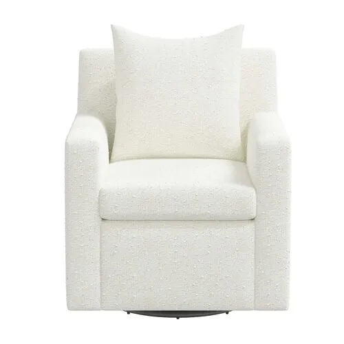 Willa Boucle Swivel Chair