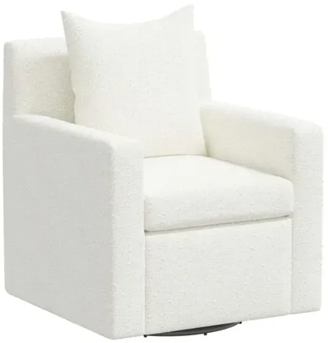 Willa Boucle Swivel Chair