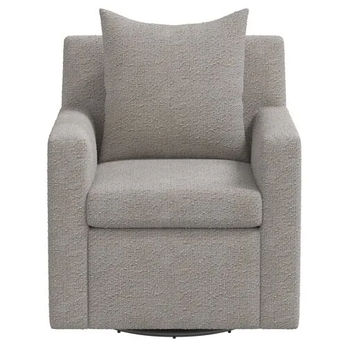 Willa Boucle Swivel Chair